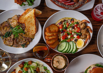 Menu items form Rock Elm Tavern
