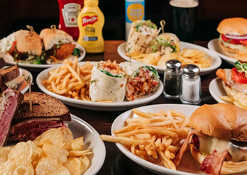 Image of sunshine's factory menu items
